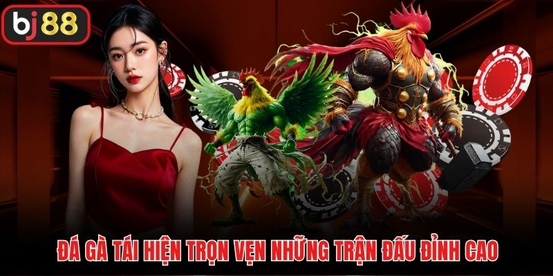 Đá gà tái hiện trọn vẹn những trận đấu đỉnh cao